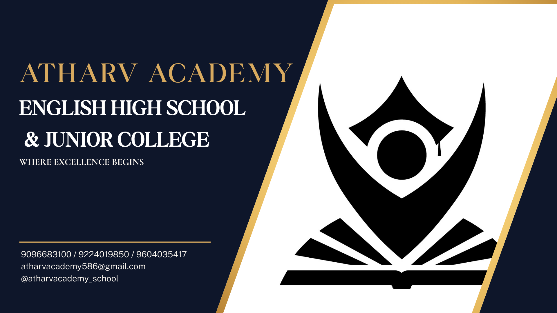 Atharv Academy title slide